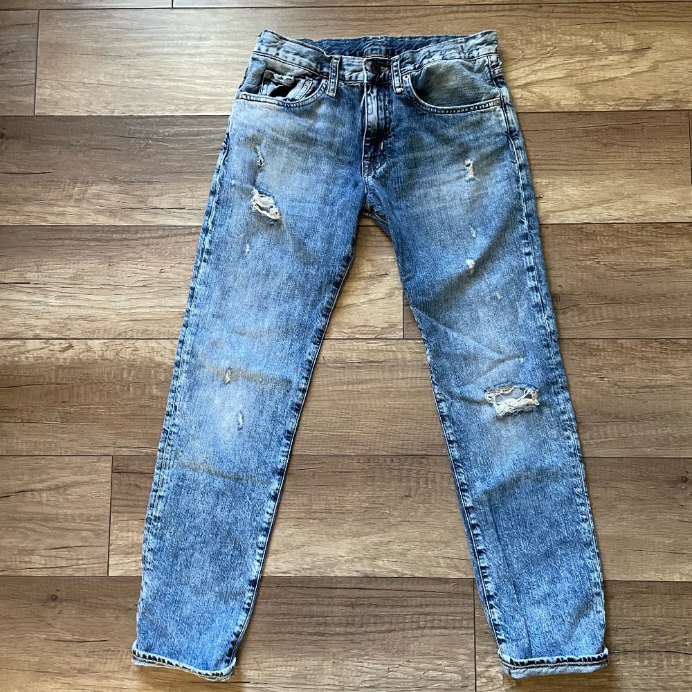 EUC Denim & Supply Ralph Lauren Distressed Boyfriend Jeans
